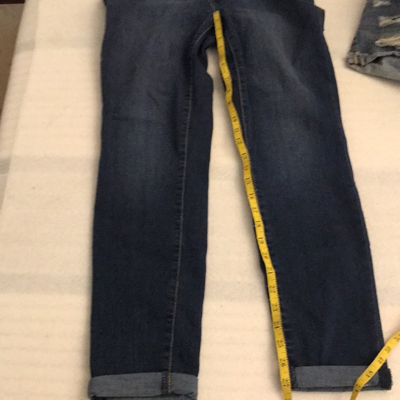 Time and true size 8 skinny jeans cuffed pockets NWTs - Picture 11 of 11